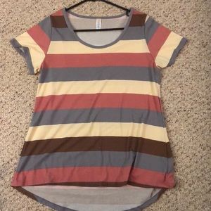 Small LuLaRoe Striped Classic T